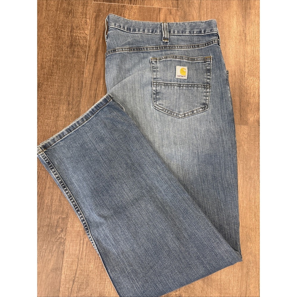Carhartt Rugged Flex Relaxed Fit Jeans Men's 46x30 Shrunk Denim Pants BD2804-M